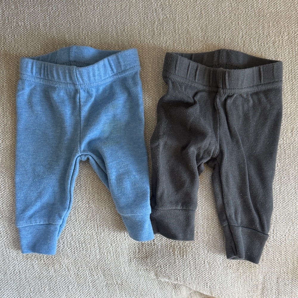 Cozy Kids Joggers in Blue and Charcoal